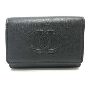 CHANEL Black Key Case